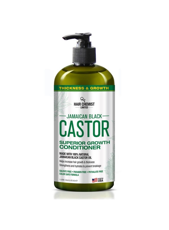 Superior Growth Jamaican Black Castor Conditioner 33.8 Oz. Sulfate Free Conditioner Made With Natural Ingredients