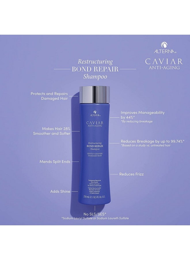 Caviar Antiaging Restructuring Bond Repair Shampoo/ Conditoner Set 8.5 Fl Oz (Pack Of 2)