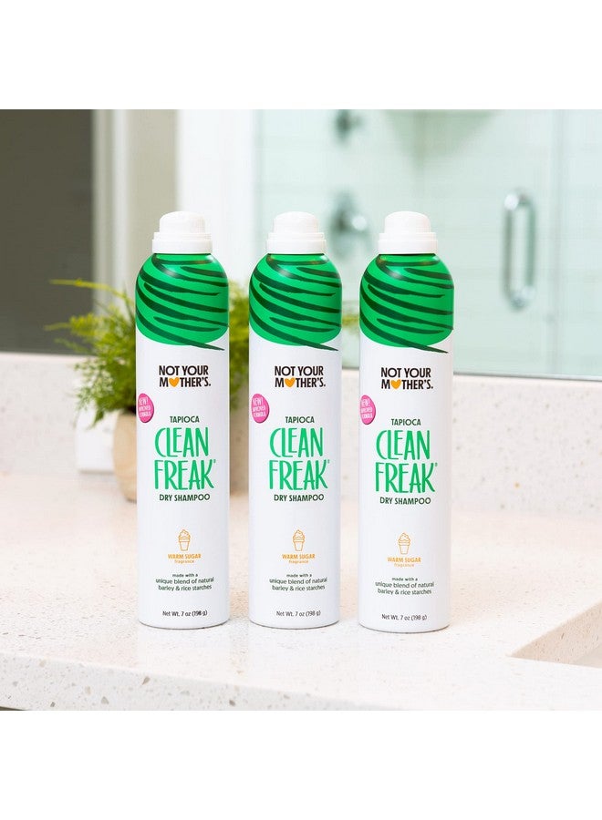 Clean Freak Tapioca Dry Shampoo (3Pack) 7 Oz Refreshing Dry Shampoo Instantly Absorbs Oil And Odor For Refreshed Hair