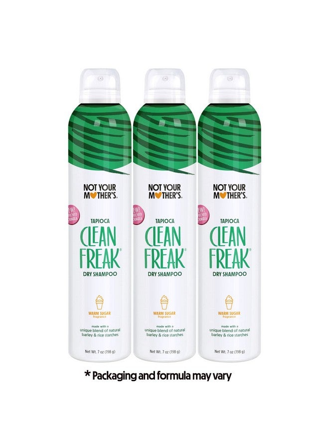 Clean Freak Tapioca Dry Shampoo (3Pack) 7 Oz Refreshing Dry Shampoo Instantly Absorbs Oil And Odor For Refreshed Hair