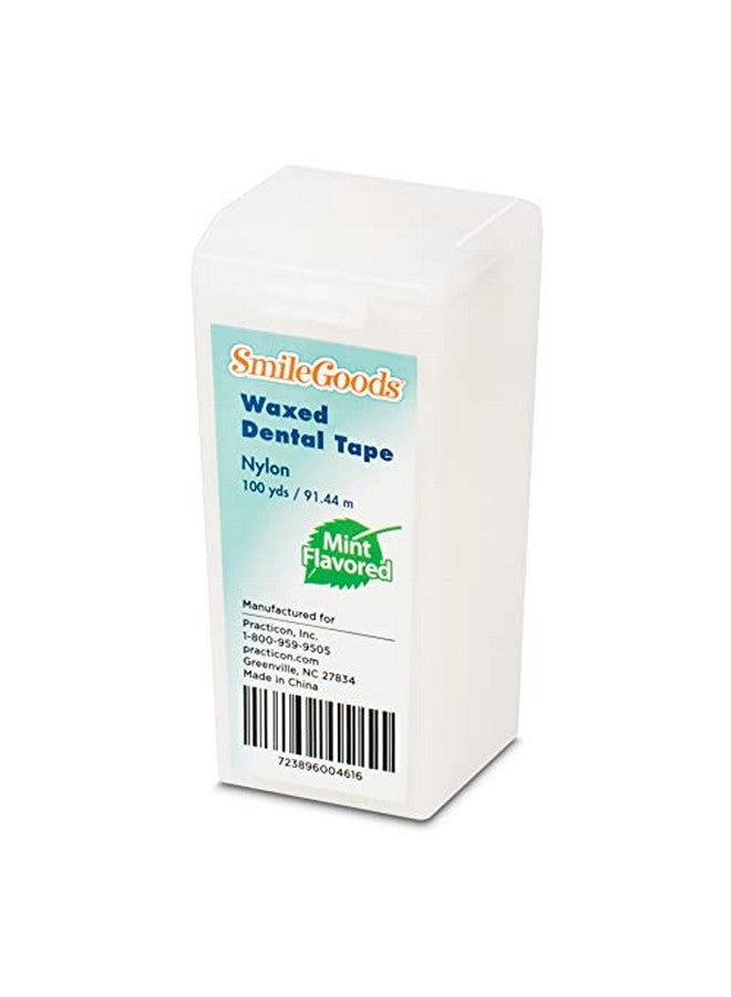 Smilegoods Waxed Dental Tape 100 Yards Mint Flavored
