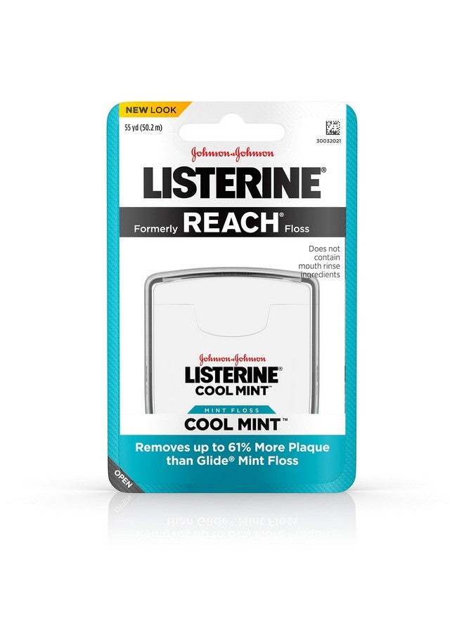 Dental Floss Cool Mint 55 Yds (Pack Of 4)