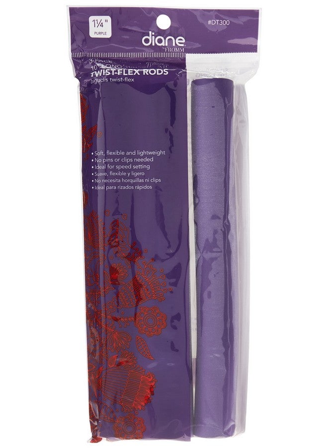 Twistflex Long Rods Purple 1 1/4 Diameter 10 Long 3Pcs