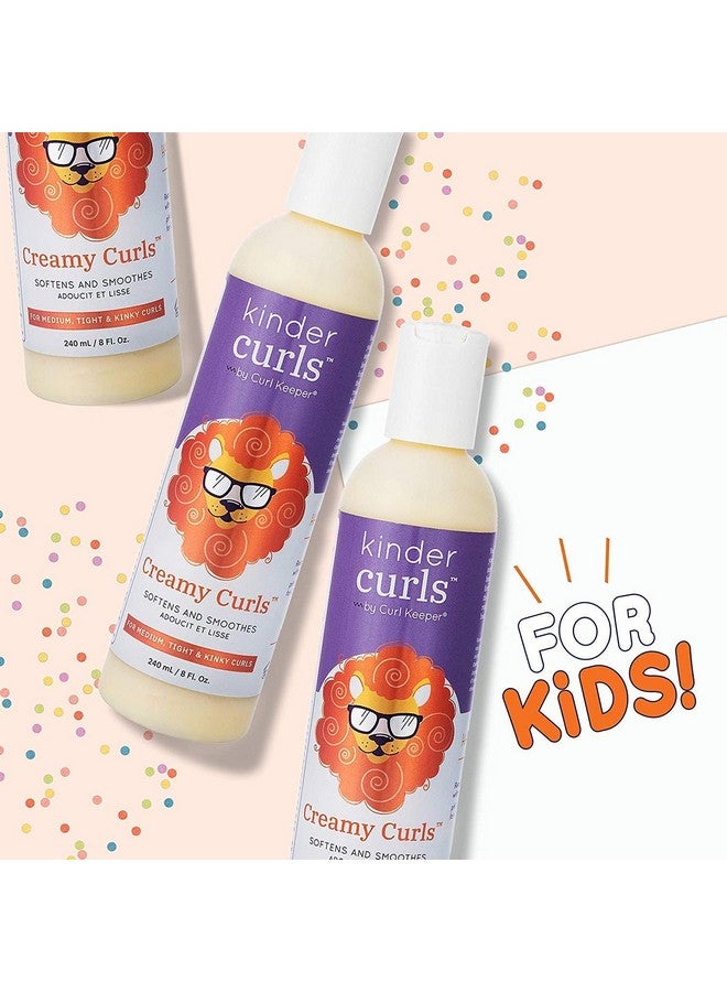 Kinder Curls Creamy Curls Hair Moisturizer 8Oz/240Ml Styles Softens And Smoothes