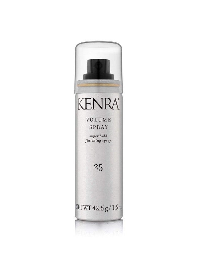 Kenra Volume Spray 25 50% Super Hold Finishing & Styling Hairspray Flakefree & Fastdrying Wind & Humidity Resistance All Hair Types Travel 1.5 Oz