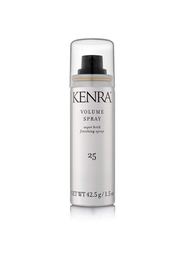 Kenra Volume Spray 25 80% Super Hold Finishing & Styling Hairspray Flakefree & Fastdrying Wind & Humidity Resistance All Hair Types Travel 1.5 Oz