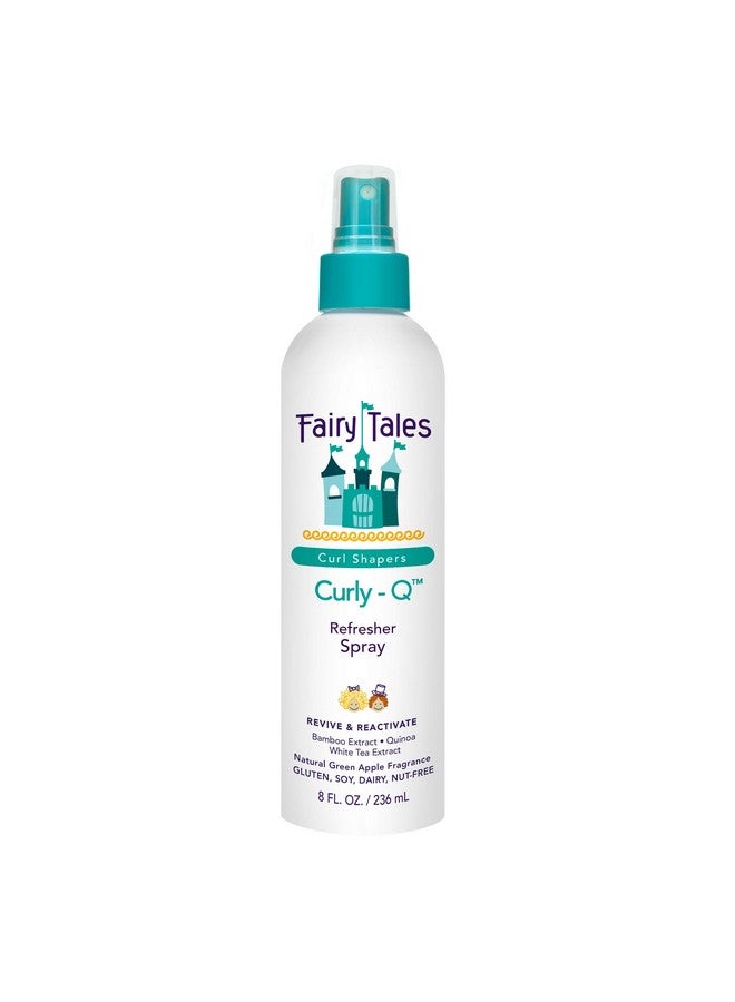 Curlyq Curl Refresher Spray For Curly Hair Kids Lightweight Curl Spray Define Curls Add Bounce And Reduce Frizz 8Oz