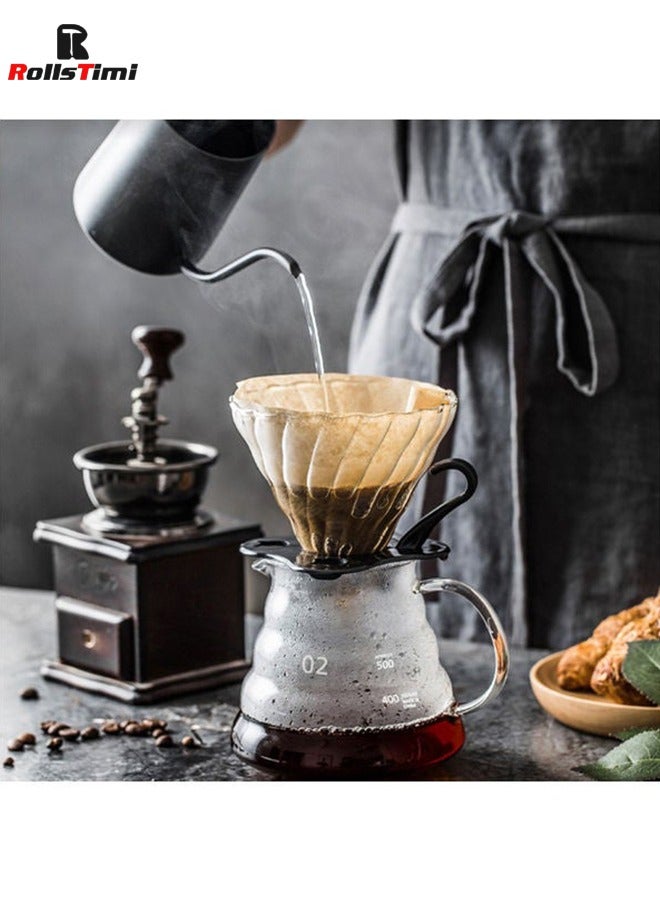 V60 Pour Over Coffee Maker Set Coffee Kettle Scale, Coffee Dripper All in 1 Traveling Camping Manual Coffee Kit Coffee Gift Set