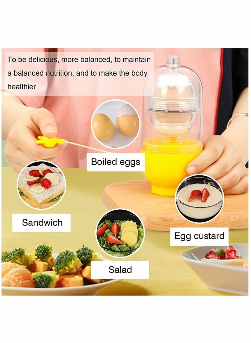 Egg Yolk Mixer and Egg Cuter for Small and Large Eggs