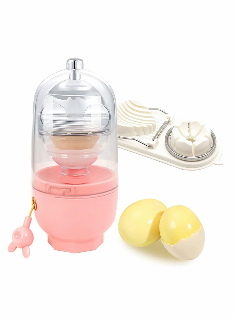 Egg Yolk Mixer and Egg Cuter for Small and Large Eggs