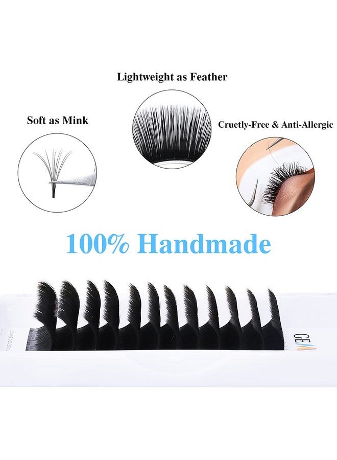 Volume Lash Extensions 0.05 Easy Fan Volume Lashes D Curl 1520Mm Eyelash Extensions Easy Fan Lash Self Fanning 2D10D Auto Rapid Blooming By Gemerry (0.05D Curlmix 1520Mm)