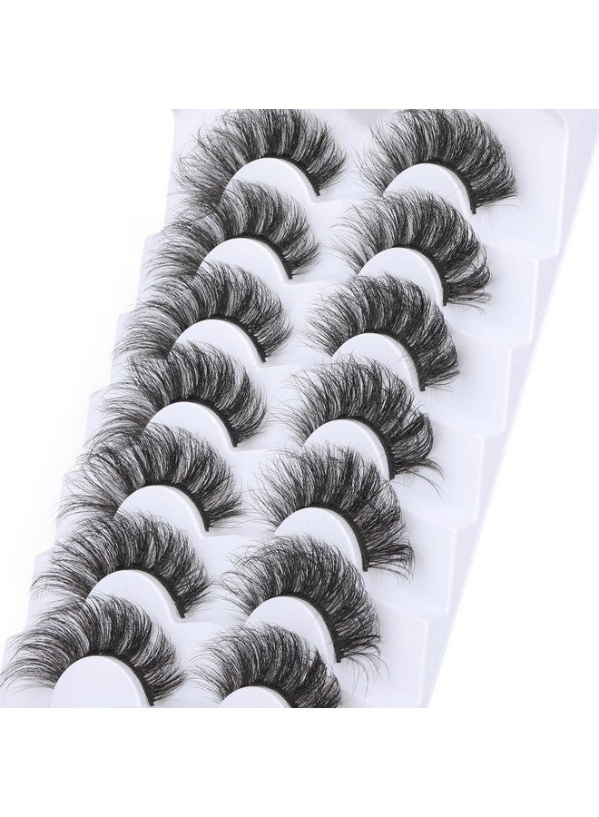 False Eyelashes Fluffy Faux Mink Lashes 18Mm Wispy Lashes Cat Eye Flowers Strip Lashes Pack By Kiromiro