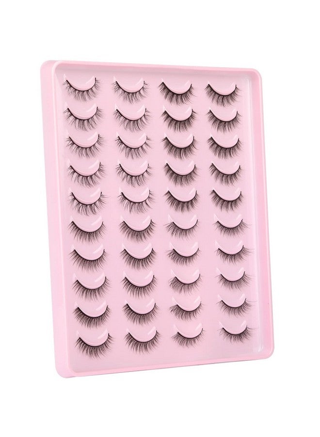 Natural Lashes Wispy Faux Mink Eyelashes Natural Look 4 Style Kiromiro False Lashes 3D Fluffy Strip Lashes Pack