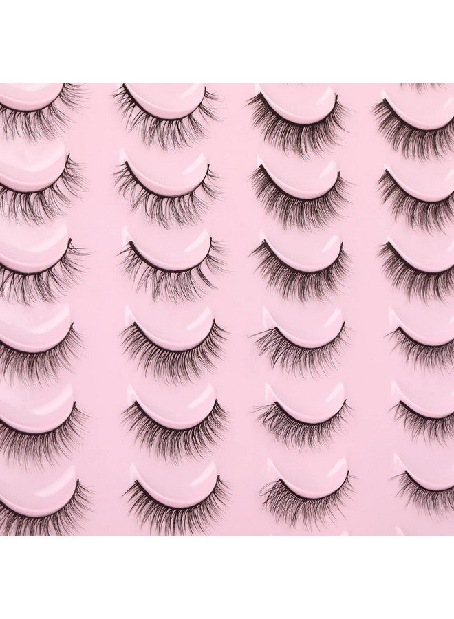 Natural Lashes Wispy Faux Mink Eyelashes Natural Look 4 Style Kiromiro False Lashes 3D Fluffy Strip Lashes Pack