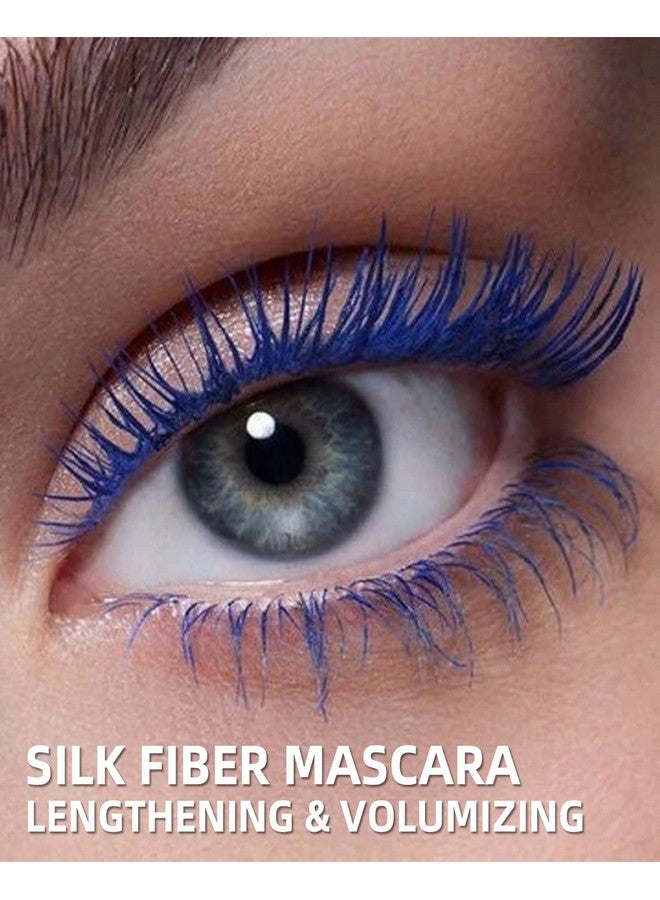 Blue Mascara For Lashes Waterproof Mascara Volume And Length 4D Silk Fiber Mascara Lengthening And Thickeningthrive Mascara Lash Extensions 5X Longersmudgeproof Long Lasting Hypoallergenic