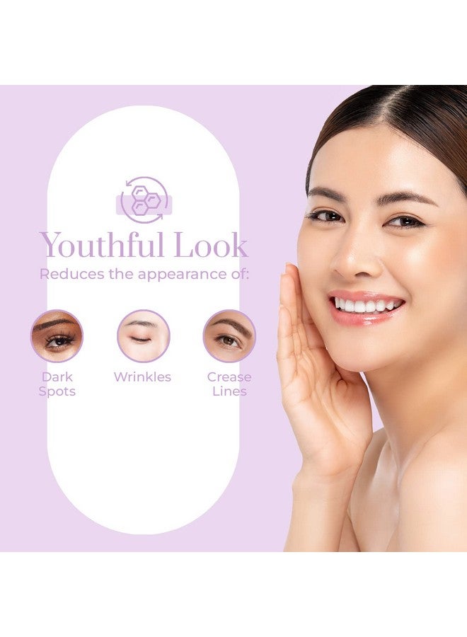 Vitamin C & Hyaluronic Acid Under Eye Serum Reduce Eye Bags Puffiness Dark Circles & Wrinkles Lifting Eye Serum Cruelty Free Korean Skin Care For All Skin Types