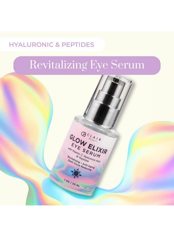 Vitamin C & Hyaluronic Acid Under Eye Serum Reduce Eye Bags Puffiness Dark Circles & Wrinkles Lifting Eye Serum Cruelty Free Korean Skin Care For All Skin Types