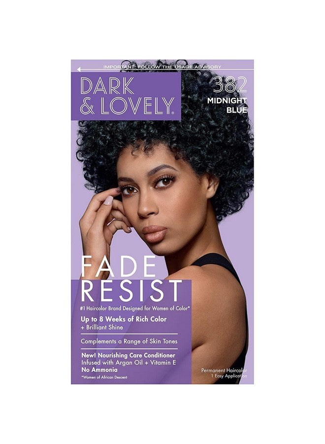 Dark And Lovely Fade Resistant Rich Conditioning Color No. 382 Midnight Blue 1 Ea