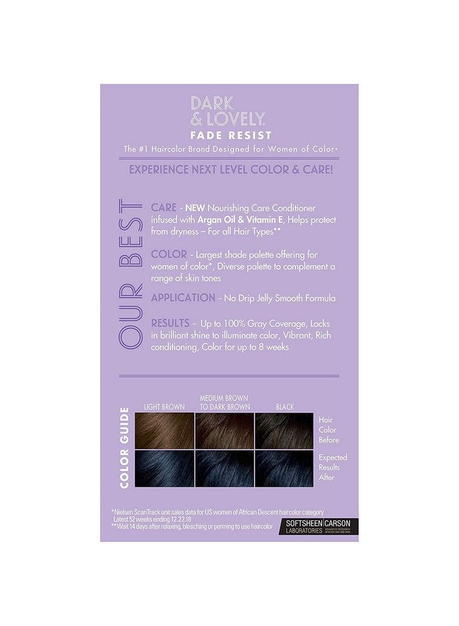 Dark And Lovely Fade Resistant Rich Conditioning Color No. 382 Midnight Blue 1 Ea