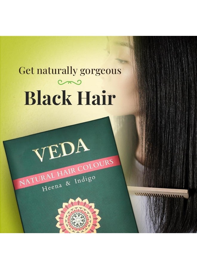 Natural Colours For Black Hair Henna Powder Indigo Powder Hair Pack) Long Lasting Natural Hair