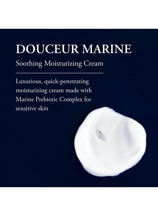 Douceur Marine Soothing Moisturizing Face Cream Reduce Redness Calm Sensitive Skin Probiotic Face Moisturizer For Dry Skin Sustainable Natural Ingredients 50Ml