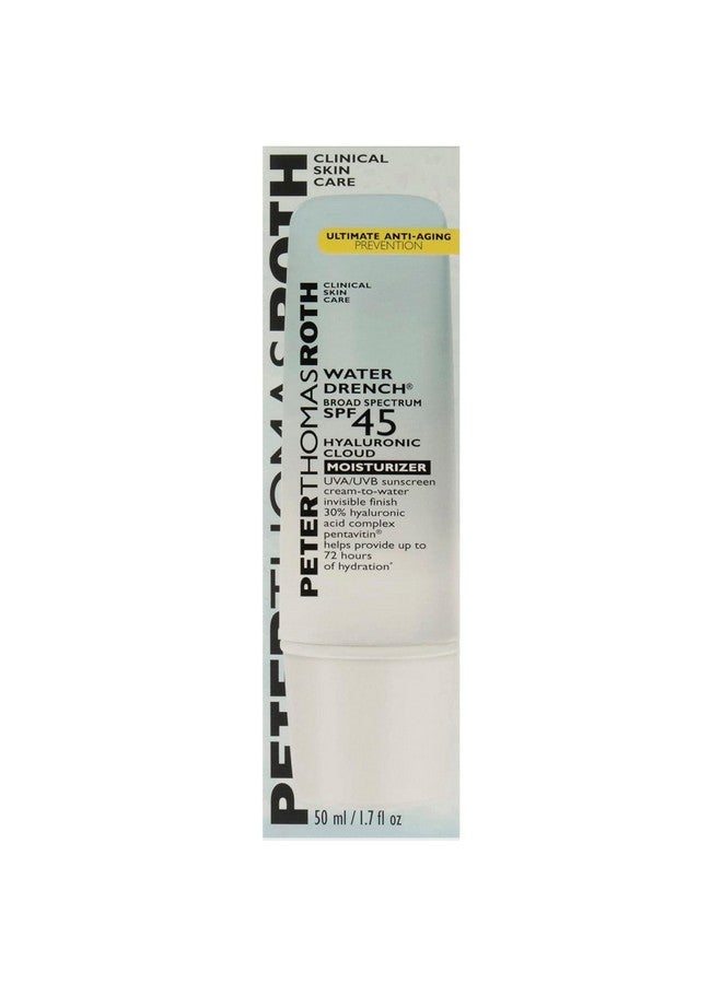 Water Drench Broad Spectrum Spf 45 Hyaluronic Cloud Moisturizer Spf Moisturizer For Face Lightweight Sunscreen For Face