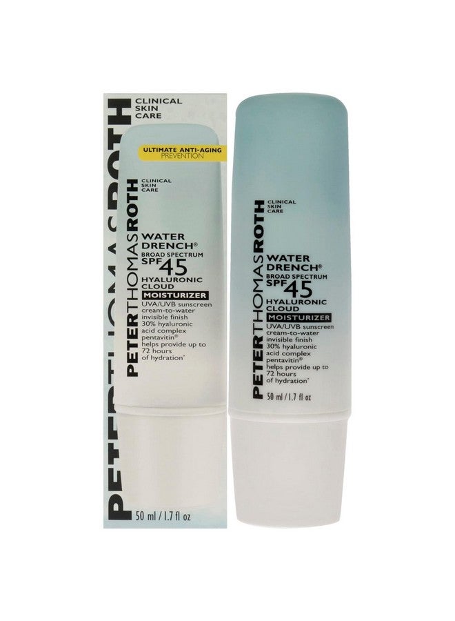 Water Drench Broad Spectrum Spf 45 Hyaluronic Cloud Moisturizer Spf Moisturizer For Face Lightweight Sunscreen For Face