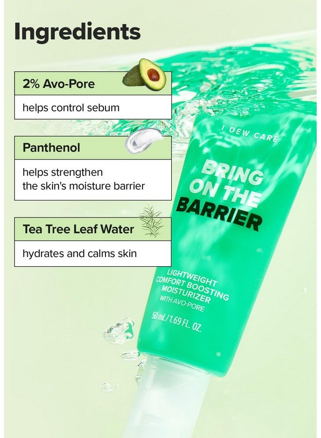 Lightweight Comfort Boosting Moisturizer Bring On The Barrier Strengthening And Soothing For Combination Skin And Oily Skin Balance Excess Sebum Fast Absorption 50Ml