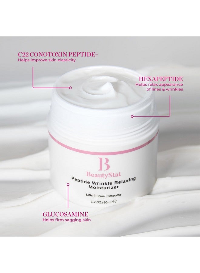 Peptide Wrinkle Relaxing Moisturizer Moisturing Cream Created By A 20+ Year Skincare Veteran Cosmetic Chemist 1.7Oz/50Ml