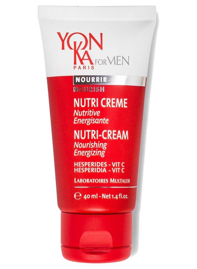 Yonka Mens Nutricreme (40Ml) Hydrating Face Moisturizer Fast Absorbing Gel Creme For All Skin Types Olive Oil And Vitamins Nourish Dry Skin