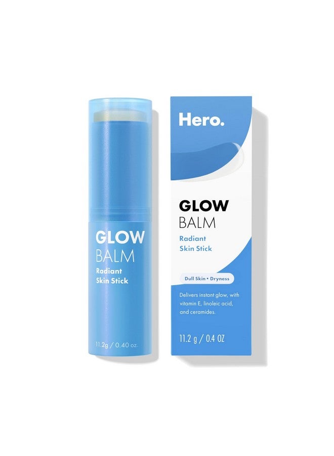 Glow Balm Radiant Skin Stick Instantly Gives Skin A Glowy Finish For Dewy And Radiant Looking Skin Suitable For Acneprone Skin Won’T Clog Pores (0.4 Oz)