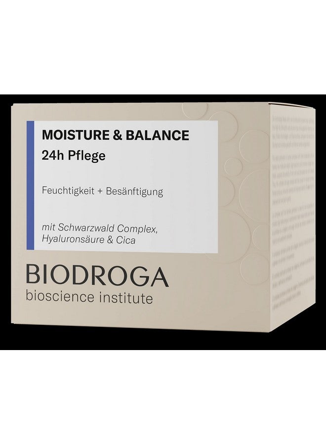 Moisture & Balance 24H Care 1.7 Oz With Hyaluronic Acid + Cica Soothing Hydration Free Of Mineral Oil Parabens Silicones Coloring Agents Animalbase Ingredients Gluten & Lactose