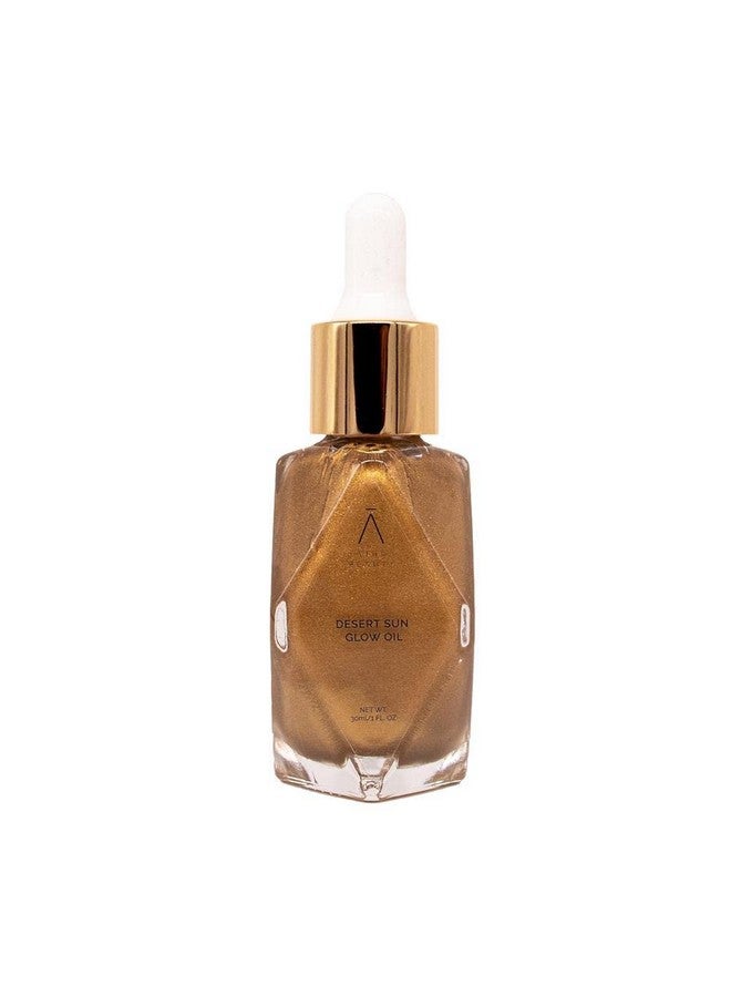 Āthr Desert Sun Glow Oil Face & Body Glow Oil To Nourish Hydrate & Moisturize Organic Clean Nontoxic I 30 Ml/ 1 Fl Oz