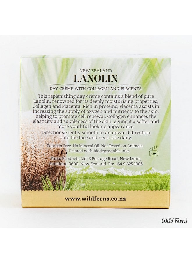 Lanolin Day Crème With Collagen And Placenta 98% Natural 100 Grams