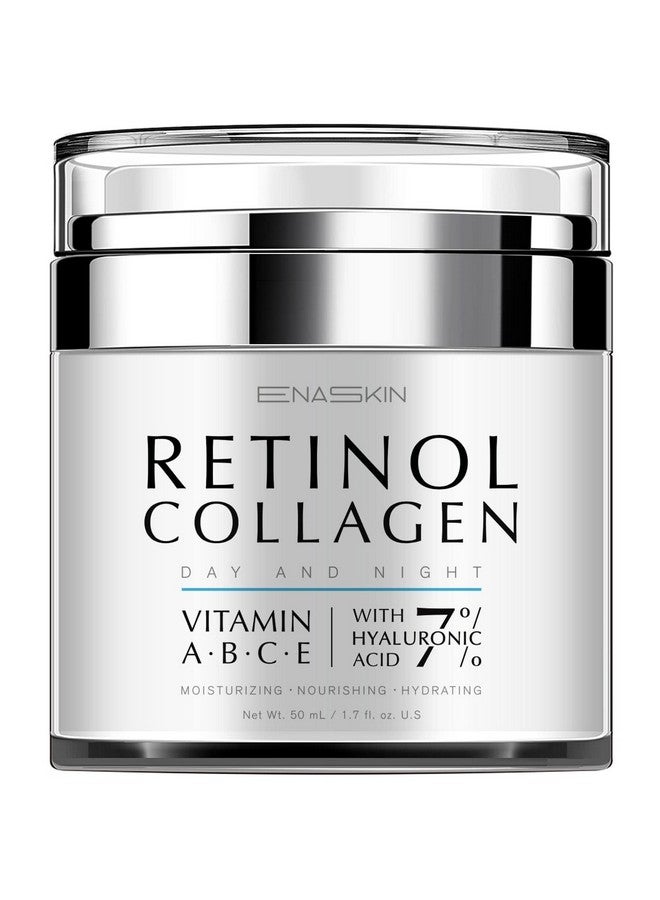 Retinol Cream For Wrinkles Face Collagen Cream For Tightening Skin Anti Aging Facial Moisturizer Day And Night For Women And Men 1.7 Fl Oz