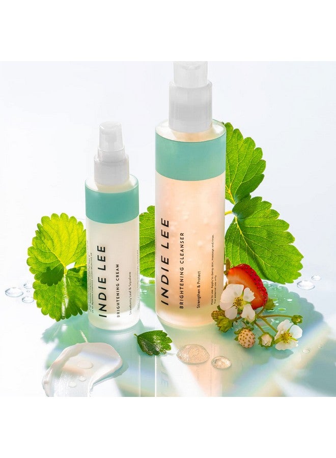 Brightening Cream Centella Asiatica & Strawberry Leaf Extract For A Radiant Antioxidant Plumping Cream Moisturizing Face Cream With Brightening Safflower Oil & Squalane Oil (50Ml)