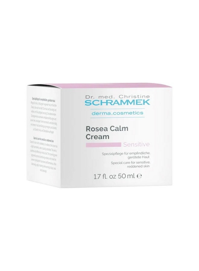 Dr Rosea Calm Cream (1.7 Fl Oz) Special Care For Sensitive Reddened Skin Reduces Redness & Calmes Skin Vitamin C No Parabens Face Moisturizer Face Cream Skin Care