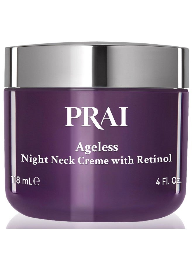 Beauty Ageless Throat & Decolletage Night Creme Neck Firming Cream For Overnight Use Cruelty & Parabenfree Neck Tightening Cream With Retinol Neck Cream For Tightening And Firming 4.0 Oz