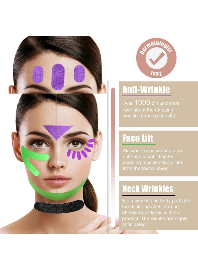 Facial Lifting Tape Facial Treatments & Masks Forehead Wrinkle Patches Reusable Face Patches For Wrinkles Wrinkle Filler Makeup Wrinkle Tape Chest Wrinkles Neck Tape 2.5Cm*5M