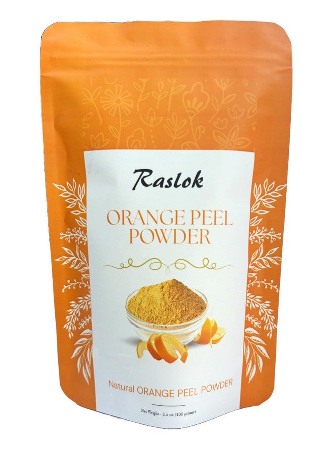 Pure Orange Peel Powder Natural Orange Peel (Citrus Aurantium) Powder To Be Used In Face Packs (3.52 Oz)