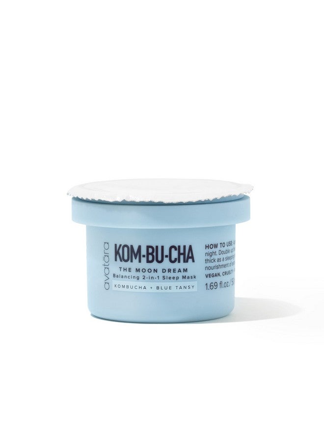 Kombucha The Moon Dream Night Cream Balancing Face Moisturizer With Niacinamide Blue Tansy Oil And Vitamin C 2In1 Moisturizer Face Cream And Overnight Face Mask 1.69 Fl. Oz.