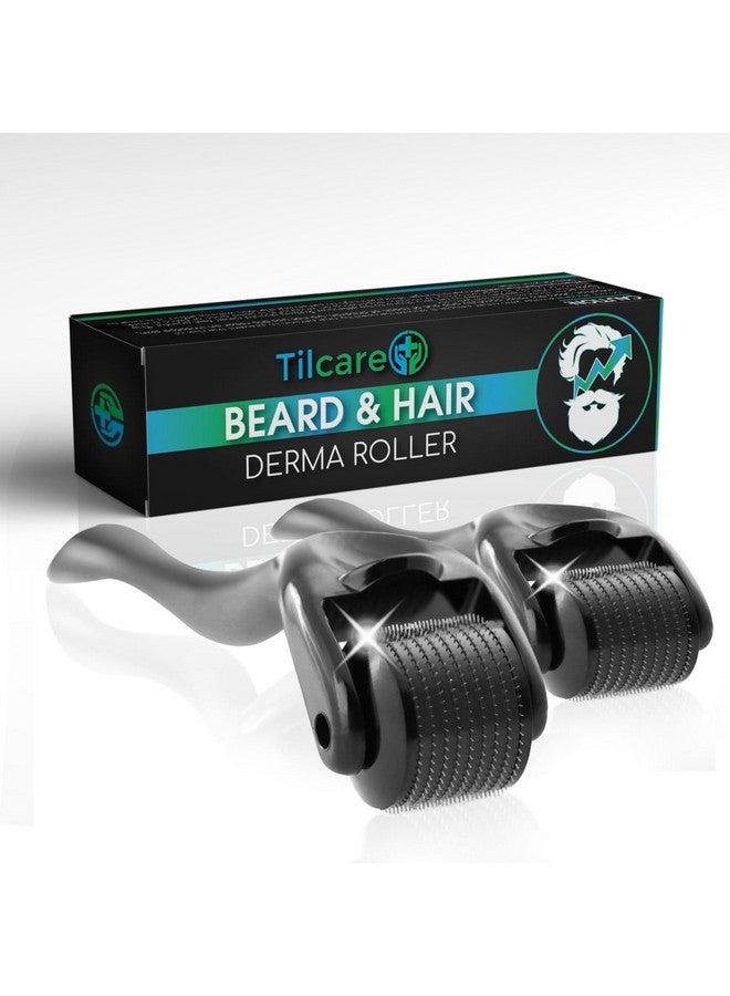 Beard And Hair Derma Roller (2 Pack) By Tilcare Sterile Titanium Derma Roller 0.25Mm