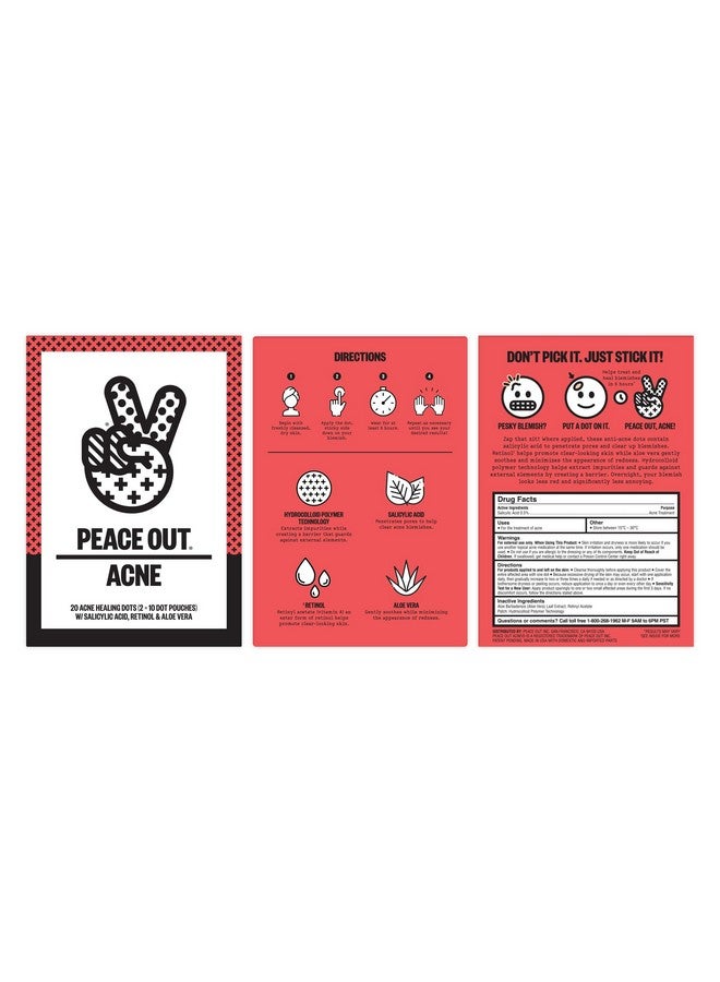 Early Stage Acne Dots Acnefighting Pimple Patches Salicylic Acid Unclogs Pores And Targets Acne Blemishes (8 Acne Dots)