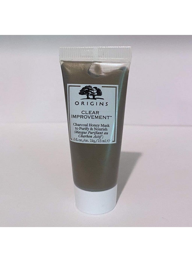 Clear Improvement Charcoal Honey Mask To Purify And Nourish 0.5 Oz / 15Ml