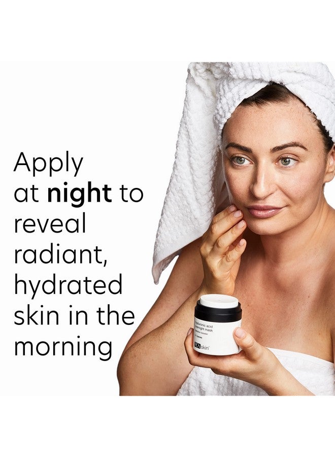 Hyaluronic Acid Overnight Face Mask Night Skincare Face Mask Helps Boost Skin Radiance And Hydrates Skin Overnight Best For Dry Oily Normal Combination And Sensitive Skin 1.8 Oz Jar