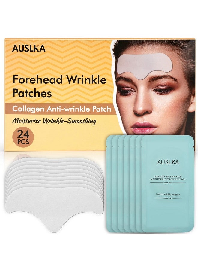 24Pcs Forehead Wrinkle Patches With Aloe Collagen Forehead Wrinkles Treatmentanti Wrinkle Patches Care To Smooth Fine Lines & Wrinkles