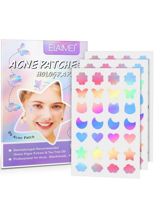 Acne Patches Pimple Patches For Face With Natural Green Algae Extract & Tea Tree Oil Hydrocolloid Acne Patches Acne Treatment Cover And Reduce Zits Pimples Blemishes Spots