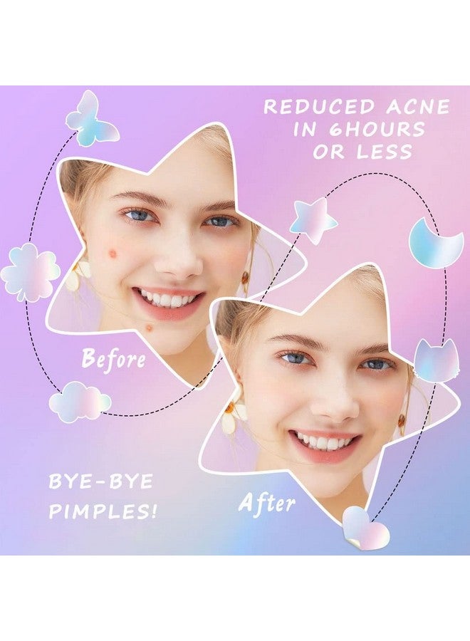 Acne Patches Pimple Patches For Face With Natural Green Algae Extract & Tea Tree Oil Hydrocolloid Acne Patches Acne Treatment Cover And Reduce Zits Pimples Blemishes Spots