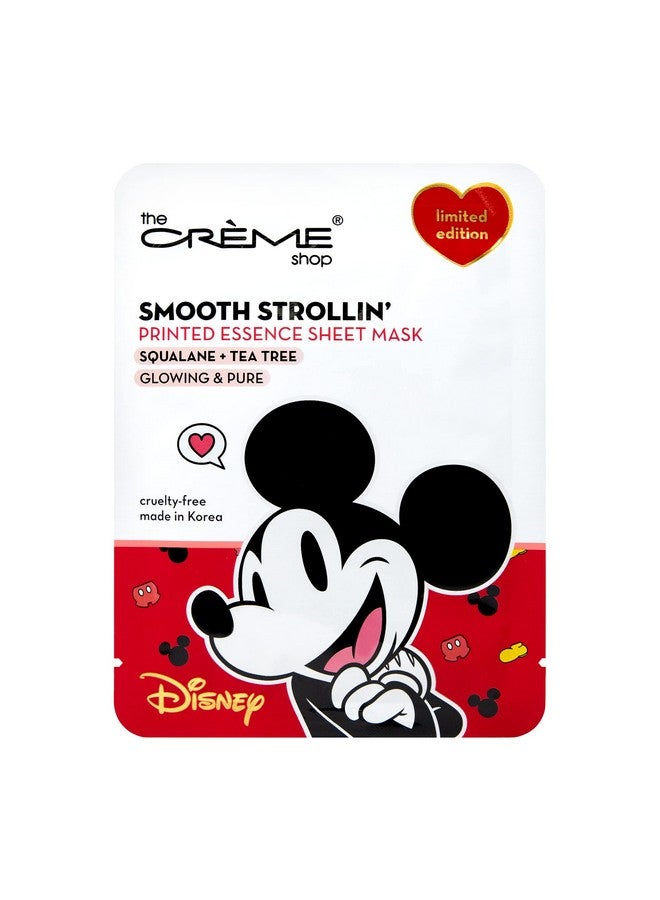 Mickey’S Smooth Strollin’ Printed Essence Sheet Mask (3 Pack)