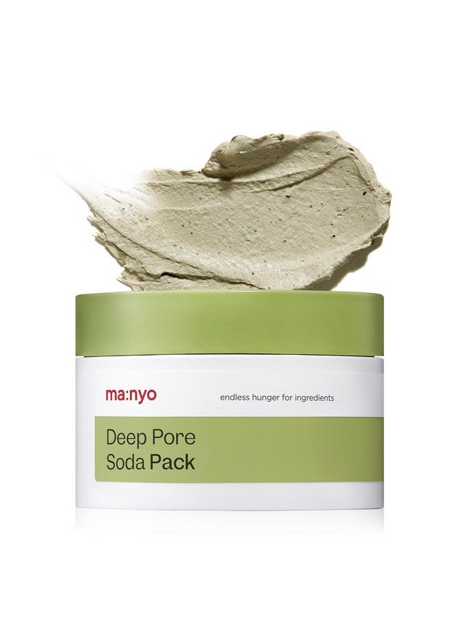 Deep Pore Soda Clay Facial Mask Pack (3.71Oz/110Ml) Vegan Refreshing Deep Pore Detox